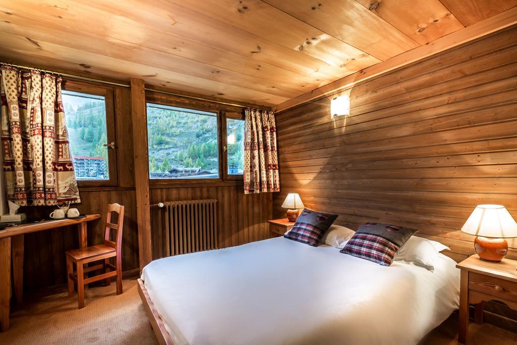 ホテル レ クレート ブランシュ Val-dʼIsère 部屋 写真