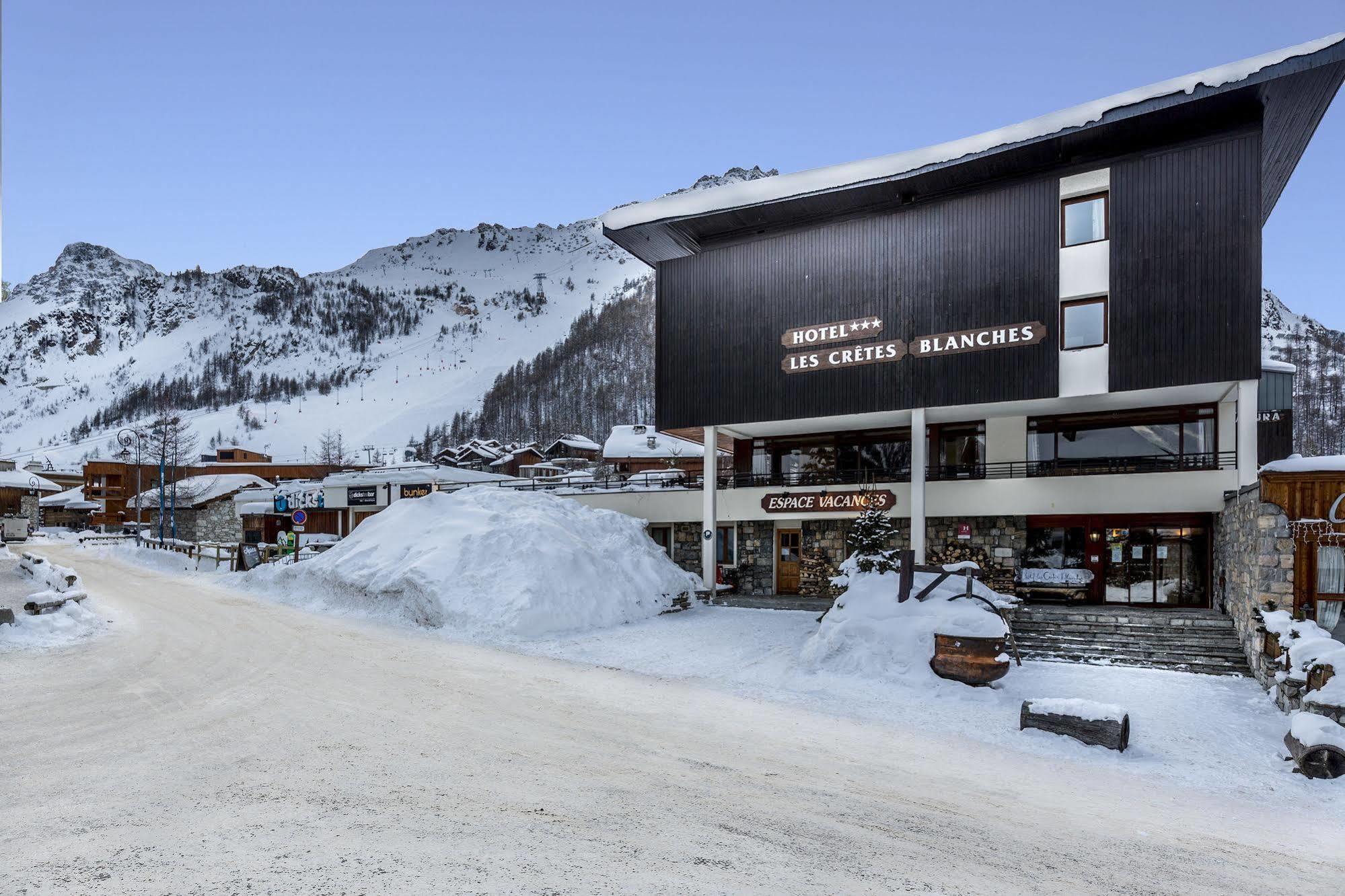 ホテル レ クレート ブランシュ Val-dʼIsère エクステリア 写真